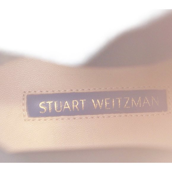 STUART WEITZMAN EVONNA BOOT PLATFORM SOCK  LEATHER STRETCH BLACK  8 (P19) - Picture 9 of 11